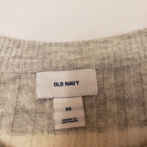 Ribbed Striped Sparkling Sweater Size XS - Picture 5 of 10